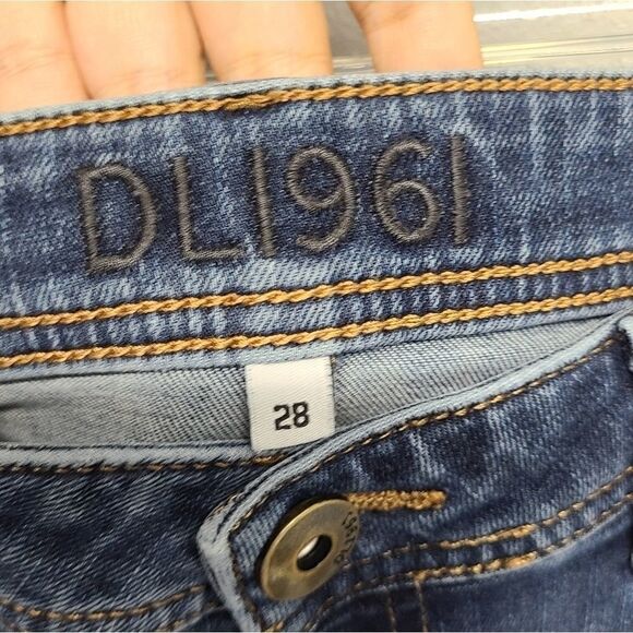 DL1961 Premium Denim Blue Jeans Straight Leg 28 - Picture 4 of 8
